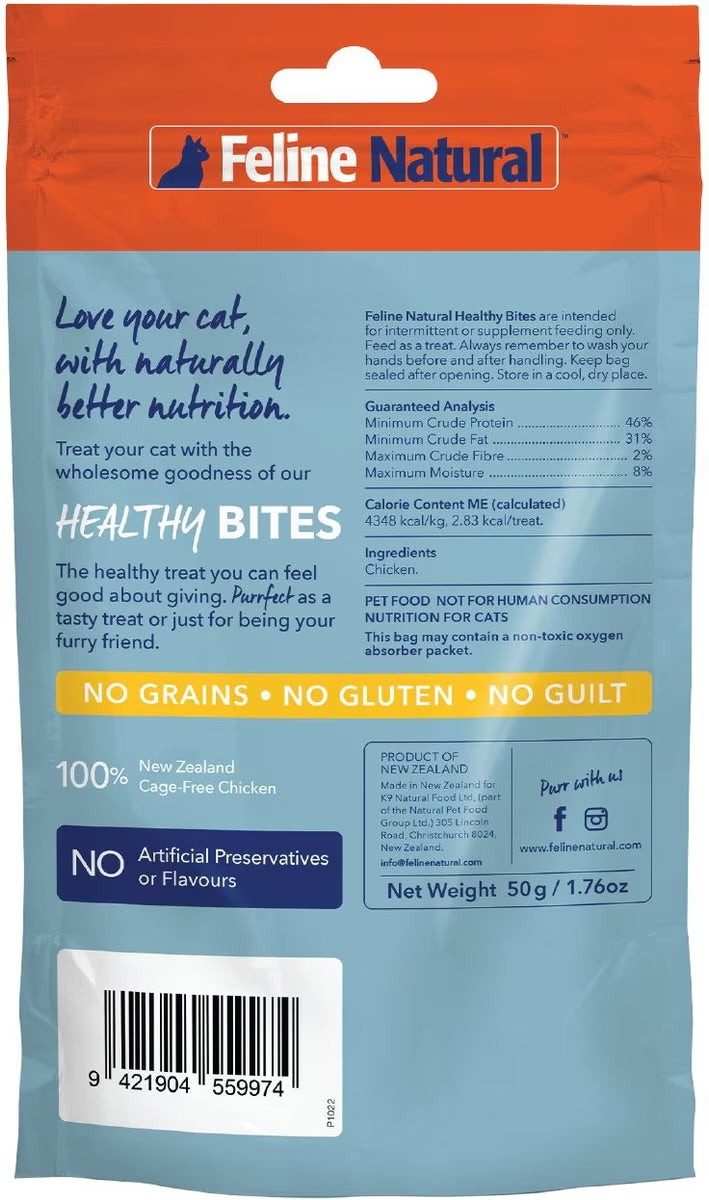 FELINE NATURAL CHICKEN HEALTHY BITES