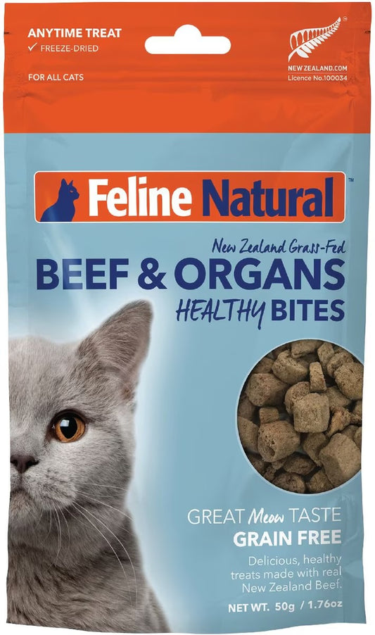 FELINE NATURAL BEEF & ORGAN HEALTHY BITES