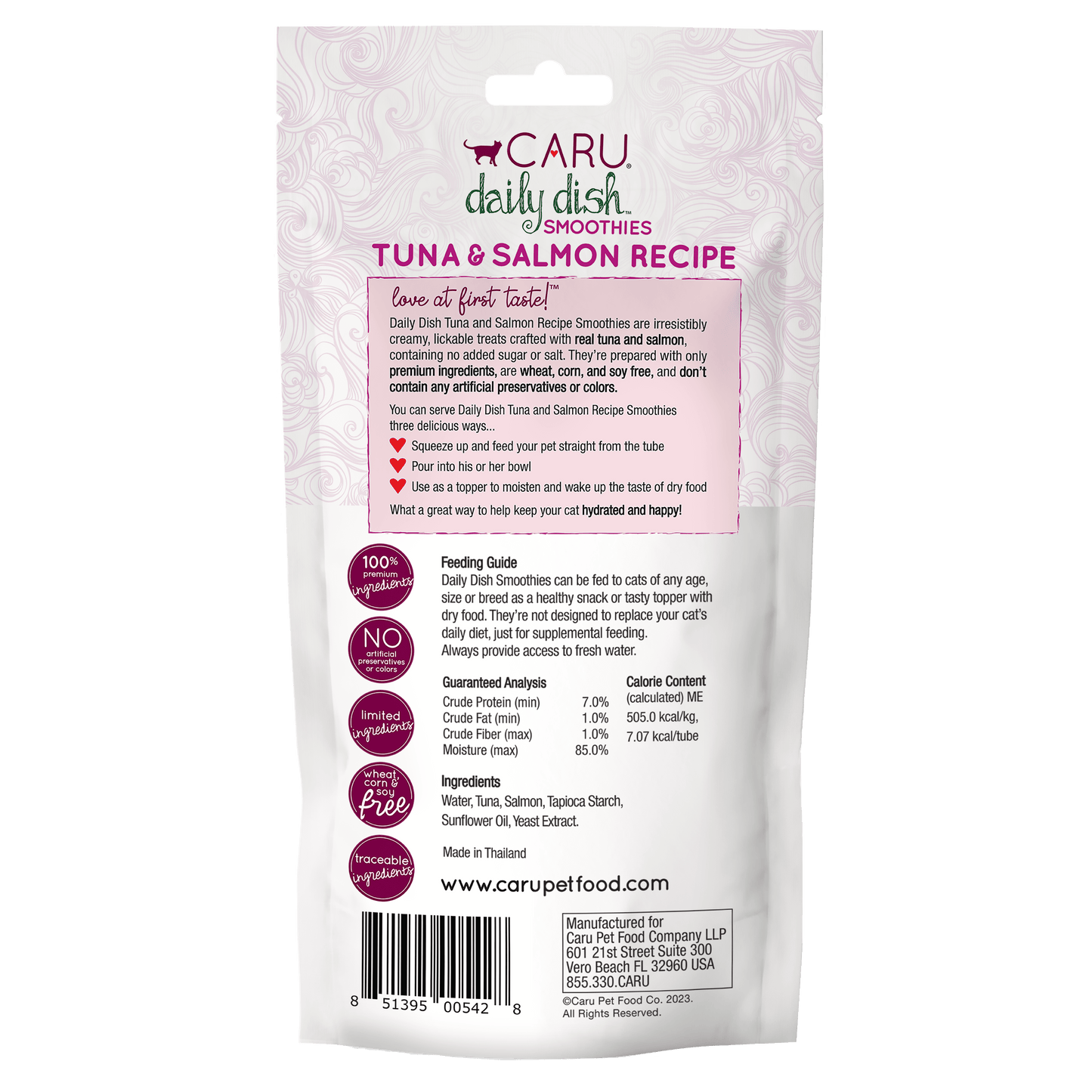 CARU DAILY DISH SMOOTHIES TUNA & SALMON