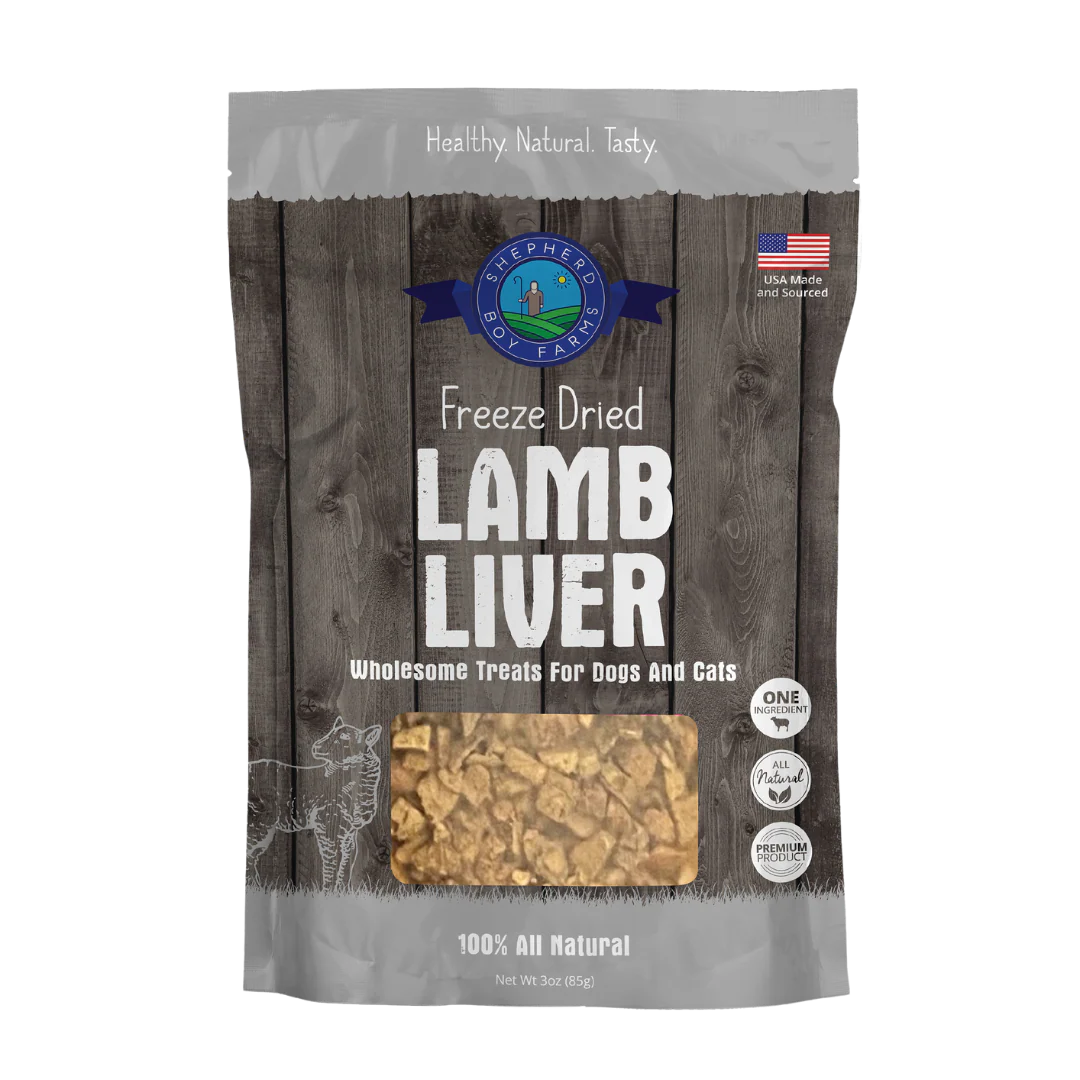 SHEPHERD BOY FARMS FREEZE DRIED LAMB LIVER