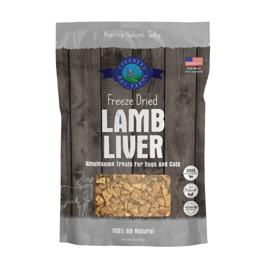 SHEPHERD BOY FARMS FREEZE DRIED LAMB LIVER