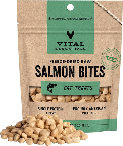 VITAL ESSENTIALS FREEZE DRIED SALMON BITES