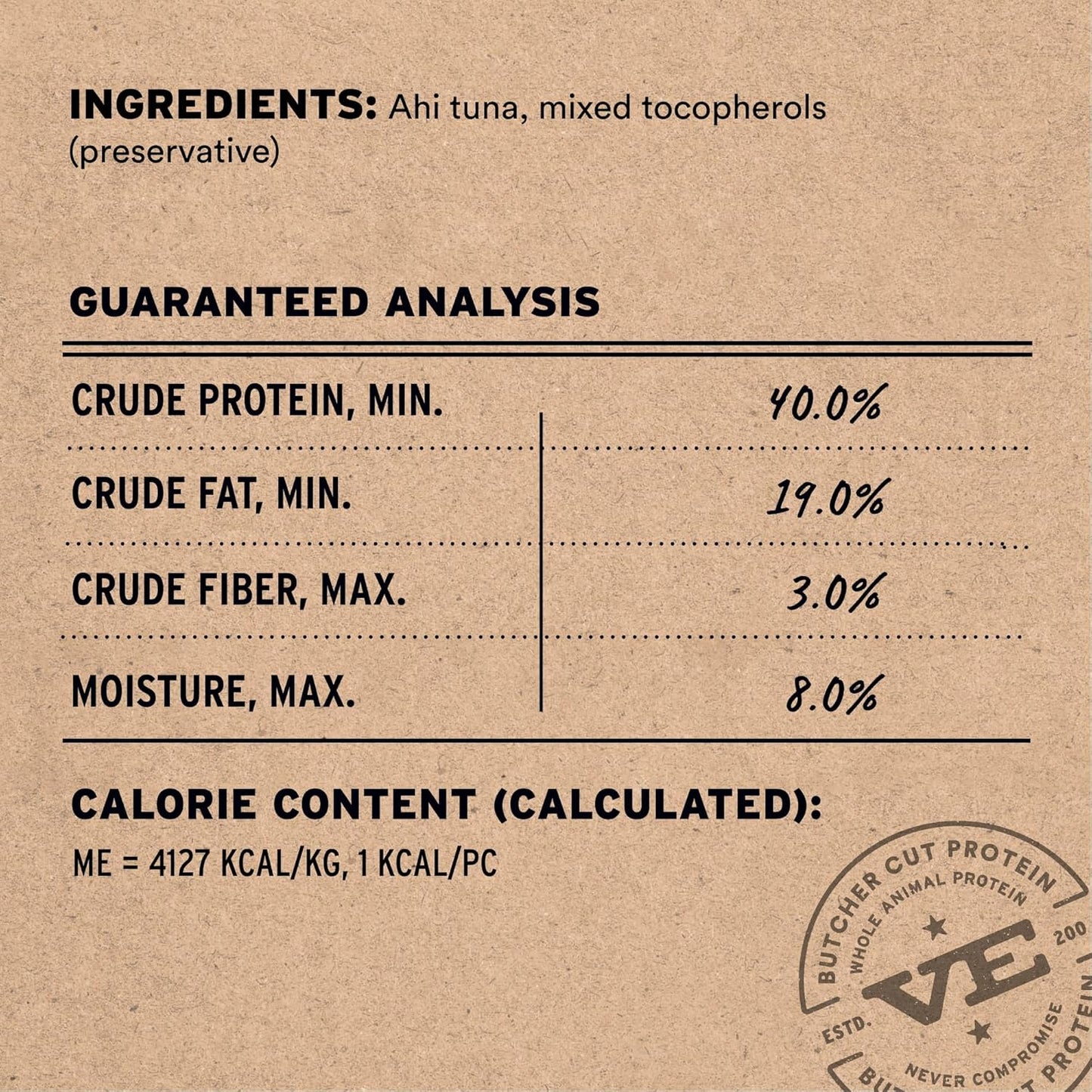 VITAL ESSENTIALS FREEZE DRIED AHI TUNA BITES