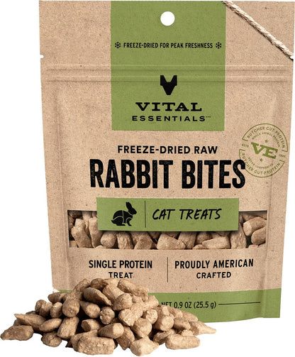 VITAL ESSENTIALS FREEZE DRIED RABBIT BITES