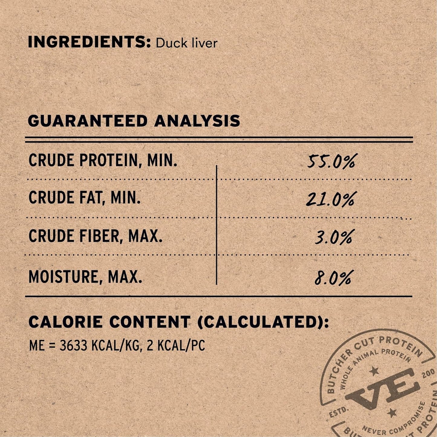 VITAL ESSENTIALS FREEZE DRIED DUCK LIVER