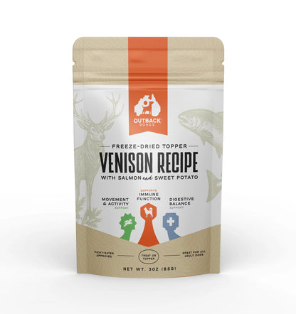 OUTBACK BONES FREEZE DRIED VENISON TOPPER
