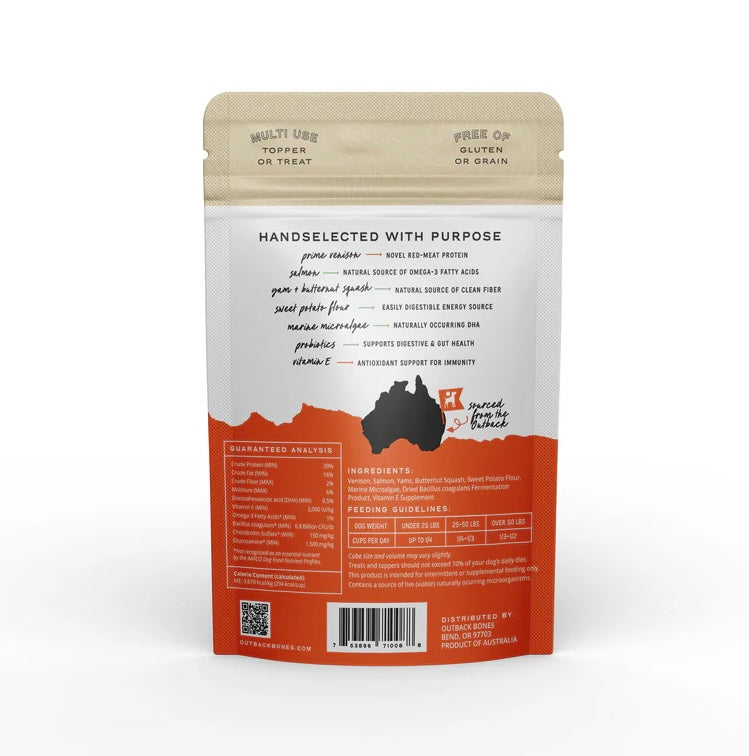 OUTBACK BONES FREEZE DRIED VENISON TOPPER