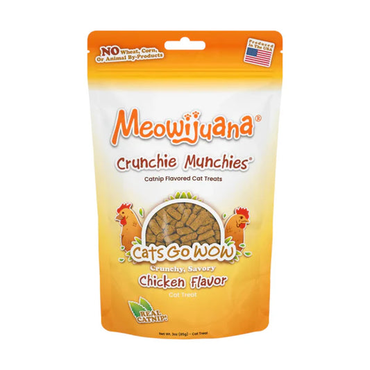 MEOWIJUANA CRUNCHIE MUNCHIES CHICKEN FLAVOR