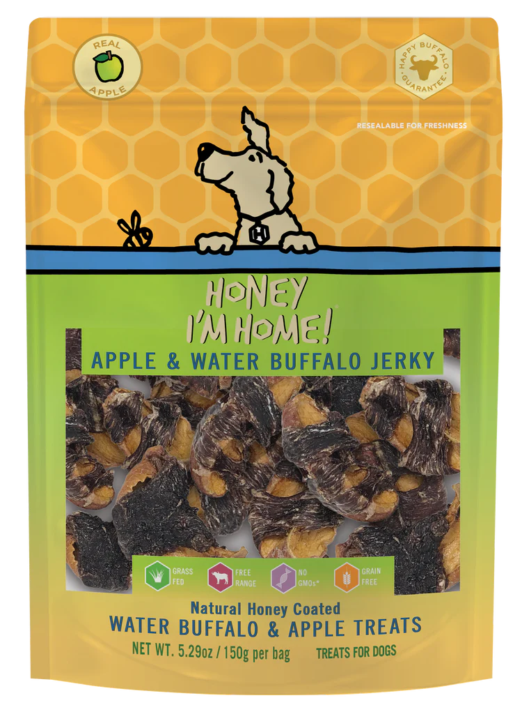 HONEY I’M HOME APPLE & WATER BUFFALO JERKY
