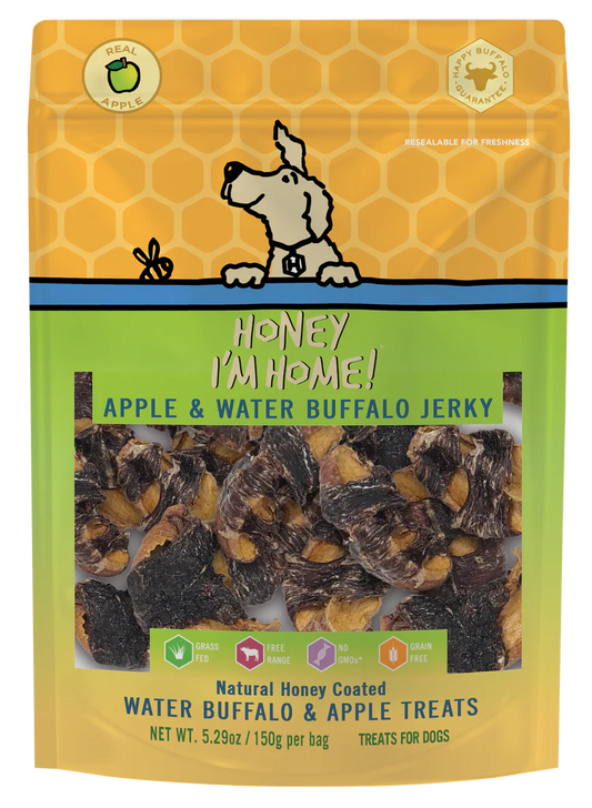 HONEY I’M HOME APPLE & WATER BUFFALO JERKY