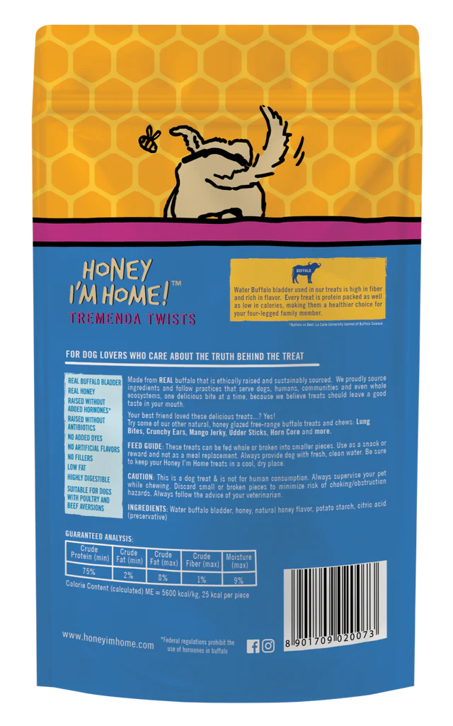 HONEYI’M HOME TREMENDA TWISTS