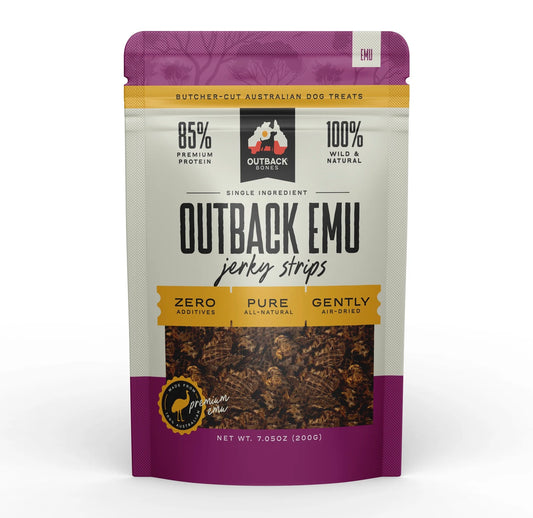 OUTBACK BONES EMU JERKY STRIPS