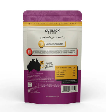 OUTBACK BONES EMU JERKY STRIPS