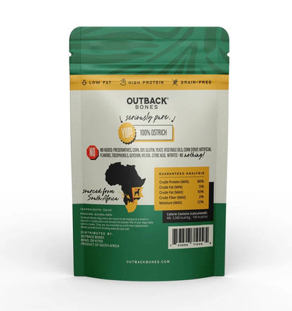 OUTBACK BONES PRIME OSTRICH JERKY STRIPS
