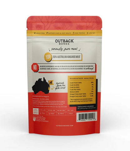 OUTBACK BONES PRIME KANGAROO JERKY STRIPS
