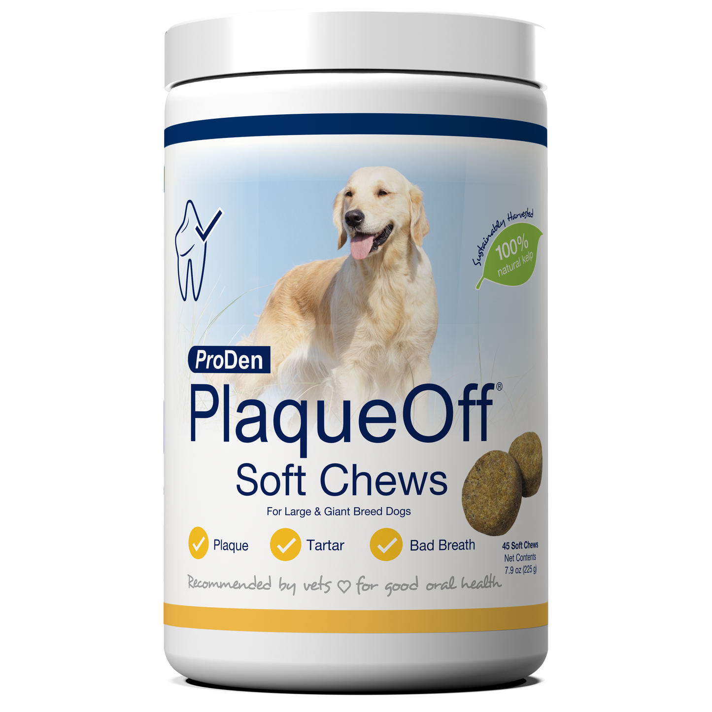 PRODEN PLAQUEOFF SOFT CHEW LG/XL DOGS