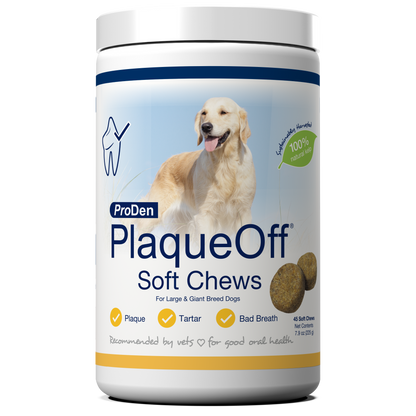 PRODEN PLAQUEOFF SOFT CHEW LG/XL DOGS
