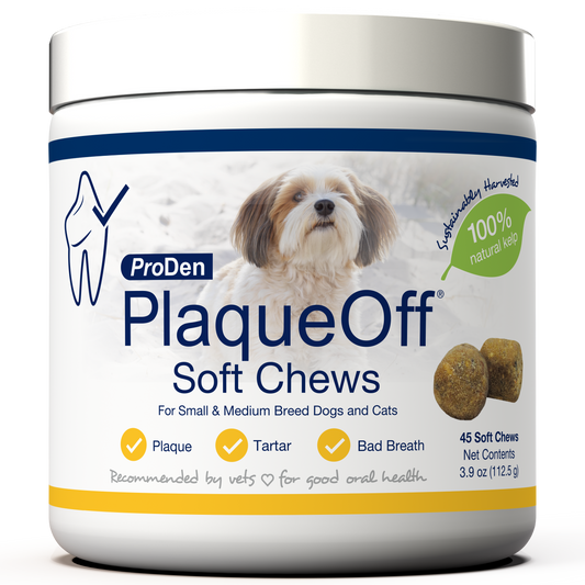 PRODEN PLAQUEOFF SOFT CHEWS SM/MED DOGS