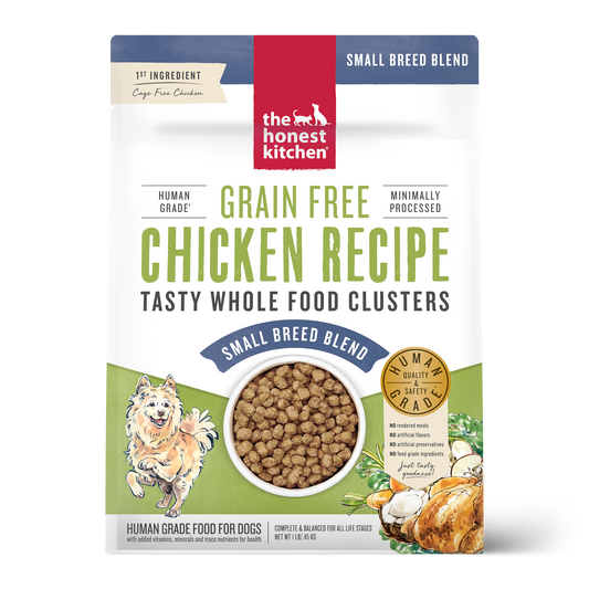 THE HONEST KITCHEN GRAIN-FREE CHICKEN CLUSTERS-SMALL BREED (1.09 lbs)