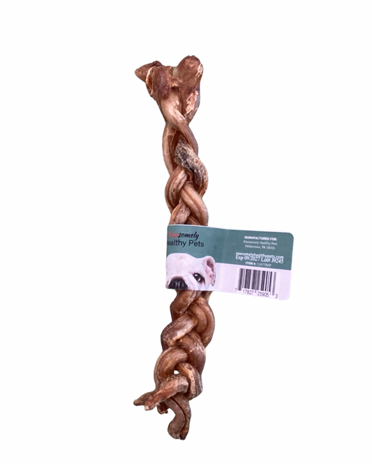 RAWSOMEY HEALTHY PETS BRAIDED LAMB PIZZLE STICK
