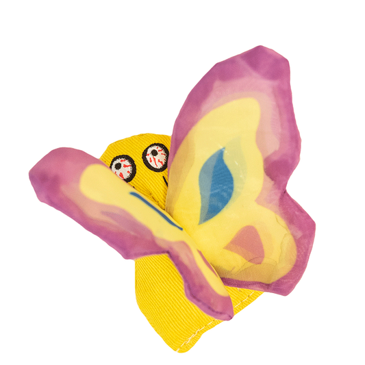 YEOWWW CATNIP BUTTERFLY: PURPLE