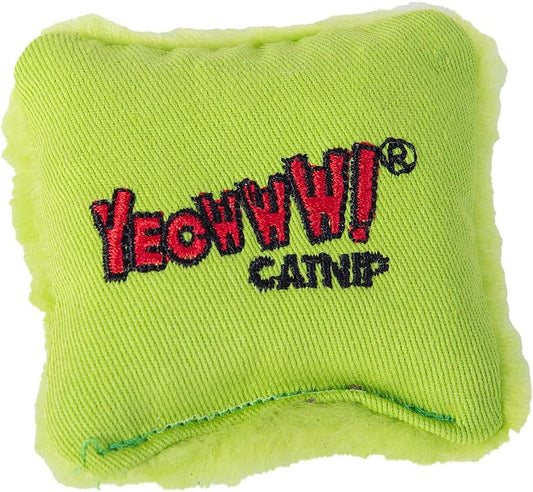 YEOWWW CATNIP PILLOWS: GREEN