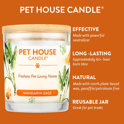 Mandarin Sage 9 oz Candle