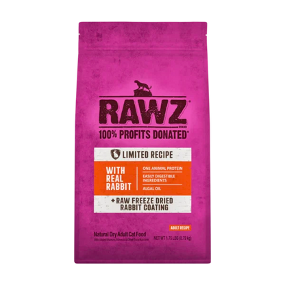 RAWZ REAL RABBIT DRY FOOD FOR CATS (1.75 LBS)