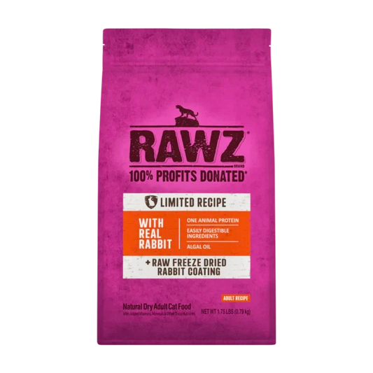 RAWZ REAL RABBIT DRY FOOD FOR CATS (1.75 LBS)