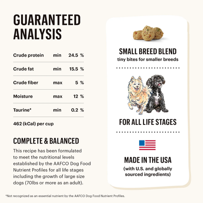 THE HONEST KITCHEN WHOLE GRAIN CHICKEN CLUSTERS-SMALL BREED (1.09 lbs)