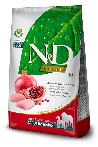 FARMINA N&D DRY DOG FOOD CHICKEN & POMEGRANATE (26.4 LBS)