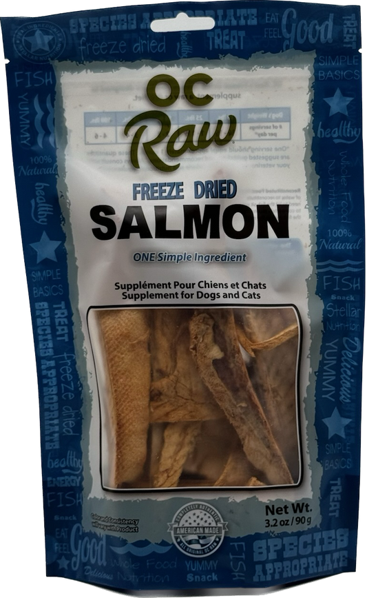 OC RAW FREEZE DRIED SALMON TREATS