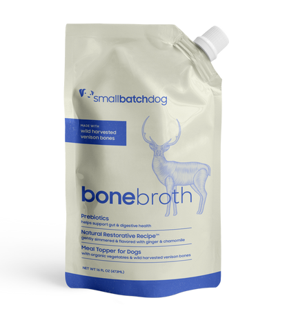 SMALL BATCH PETS WILD HARVESTED VENISON BONEBROTH