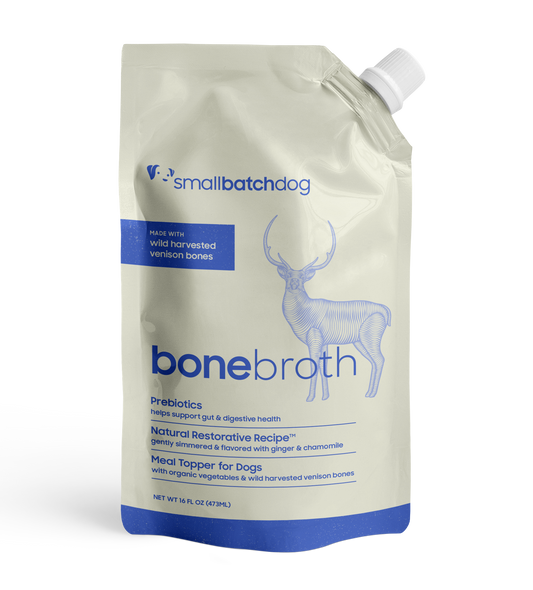 SMALL BATCH PETS WILD HARVESTED VENISON BONEBROTH