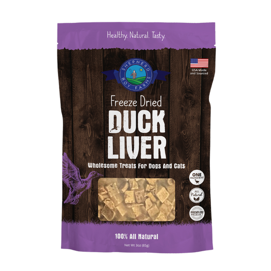 SHEPHERD BOY FARMS FREEZE DRIED DUCK LIVER