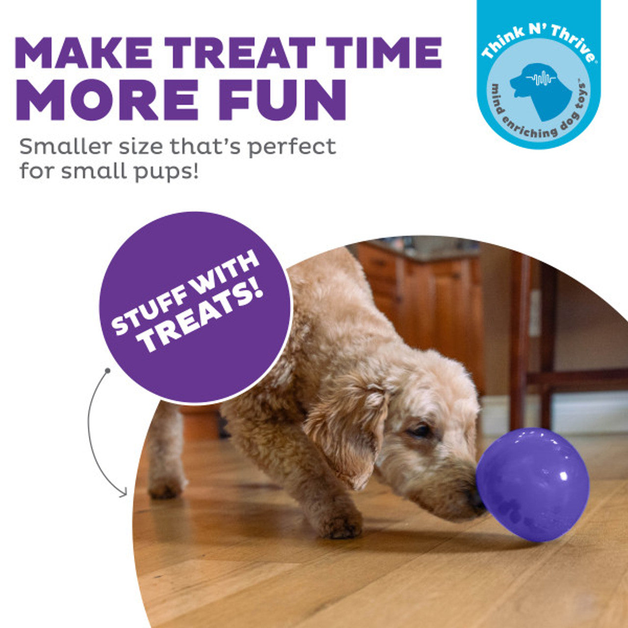 OUTWARD HOUND ORBEE-TUFF SNOOP INTERACTIVE TREAT BALL - SMALL