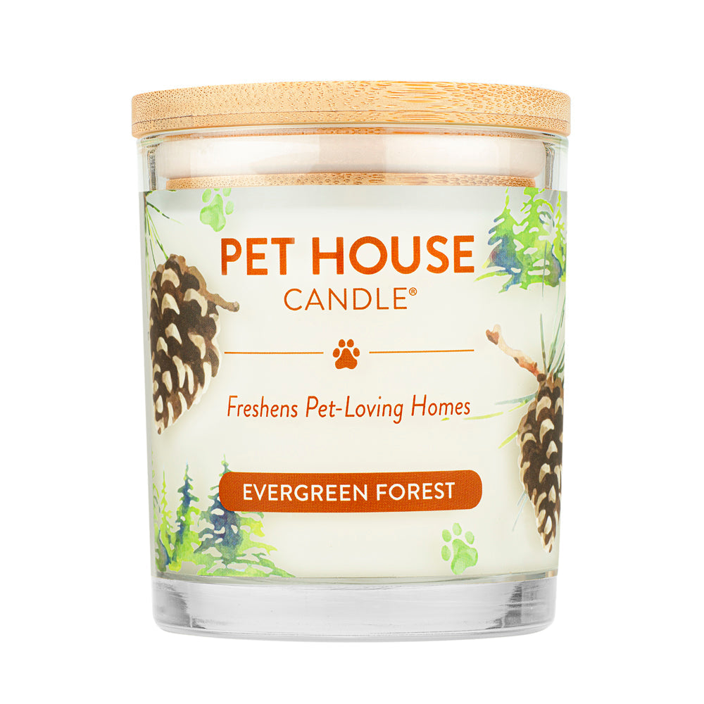 PET HOUSE CANDLES: EVENGREEN FOREST