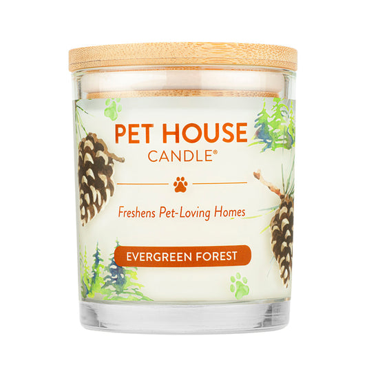 PET HOUSE CANDLES: EVENGREEN FOREST