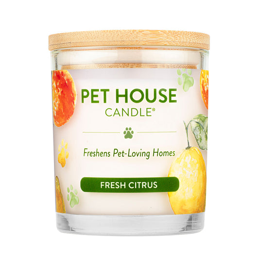 PET HOUSE CANDLES: FRESH CITRUS
