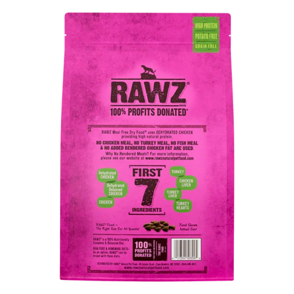 RAWZ CHICKEN, TURKEY & CHICKEN DRY CAT FOOD (7.8 LBS)