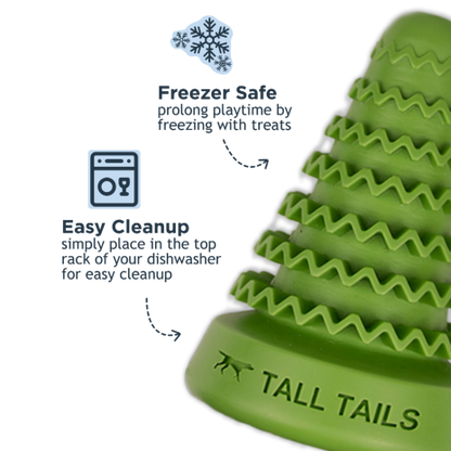 TALL TAILS NATURAL RUBBER EVERGREEN TREE REWARD DOG TOY