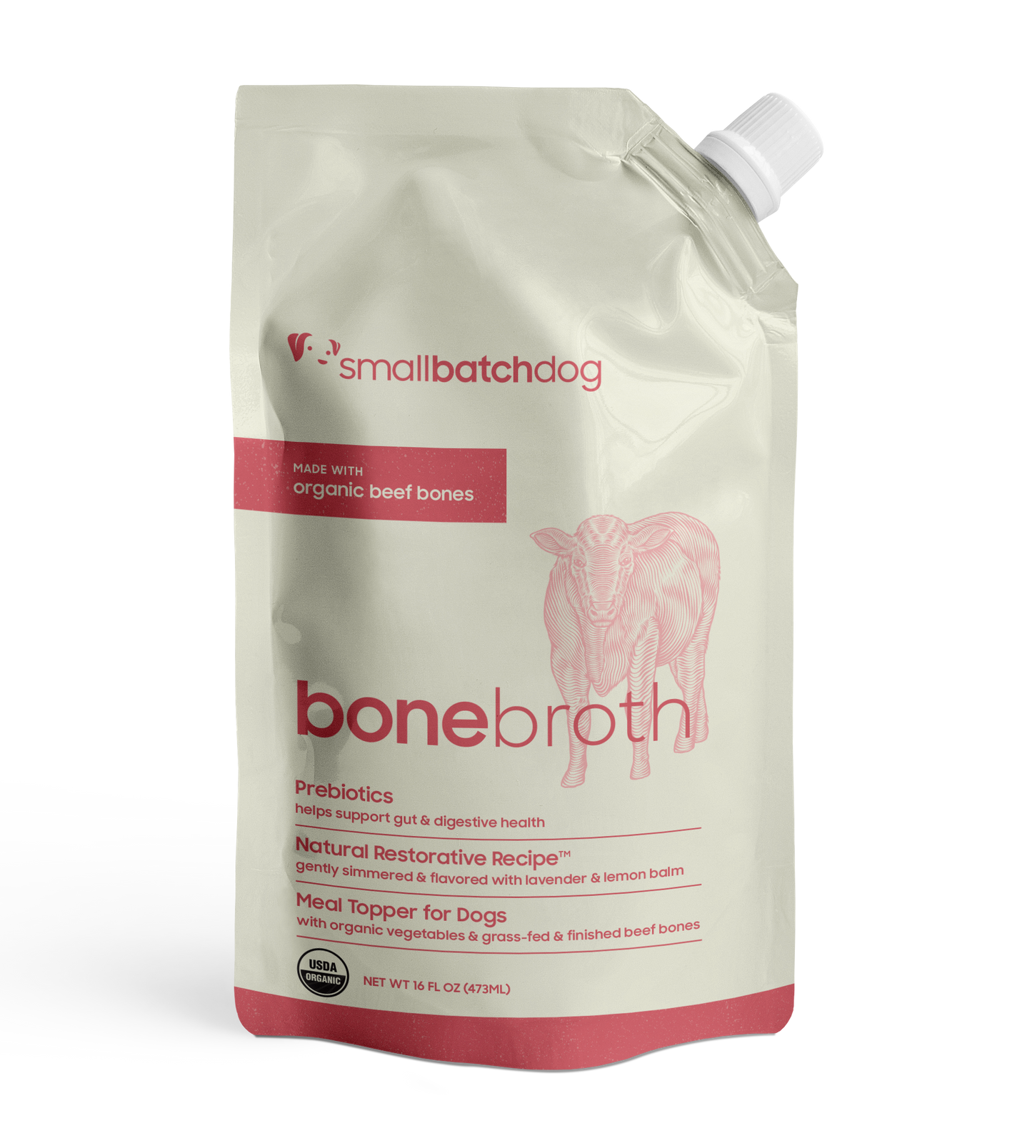 SMALL BATCH PETS ORGANIC BEEF BONEBROTH