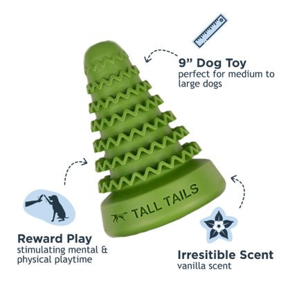 TALL TAILS NATURAL RUBBER EVERGREEN TREE REWARD DOG TOY