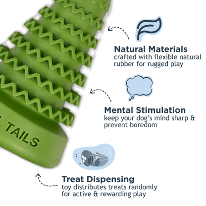 TALL TAILS NATURAL RUBBER EVERGREEN TREE REWARD DOG TOY