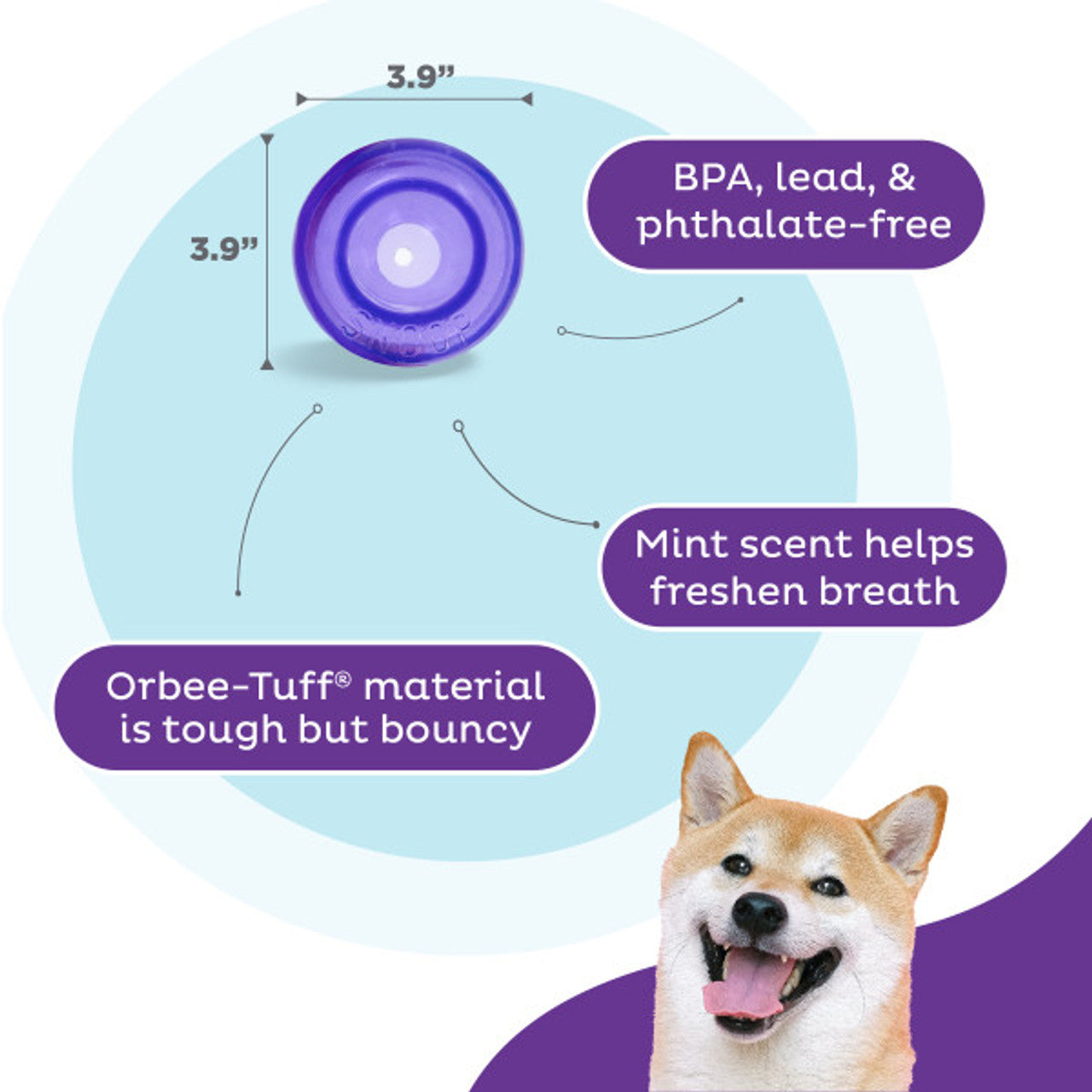 OUTWARD HOUND ORBEE-TUFF SNOOP INTERACTIVE TREAT BALL - SMALL