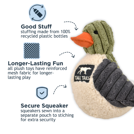 TALL TAILS DUCKLING WITH SQUEAKER