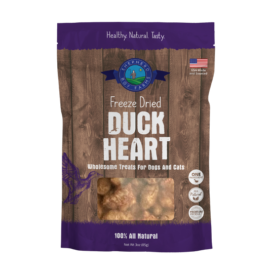 SHEPHERD BOY FARMS FREEZE DRIED DUCK HEART